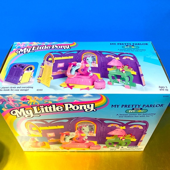 MY LITTLE PONY G2 VTG 90s MY PRETTY PARLOR SET HAIRSTYLING & FASHION… - Picture 11 of 15